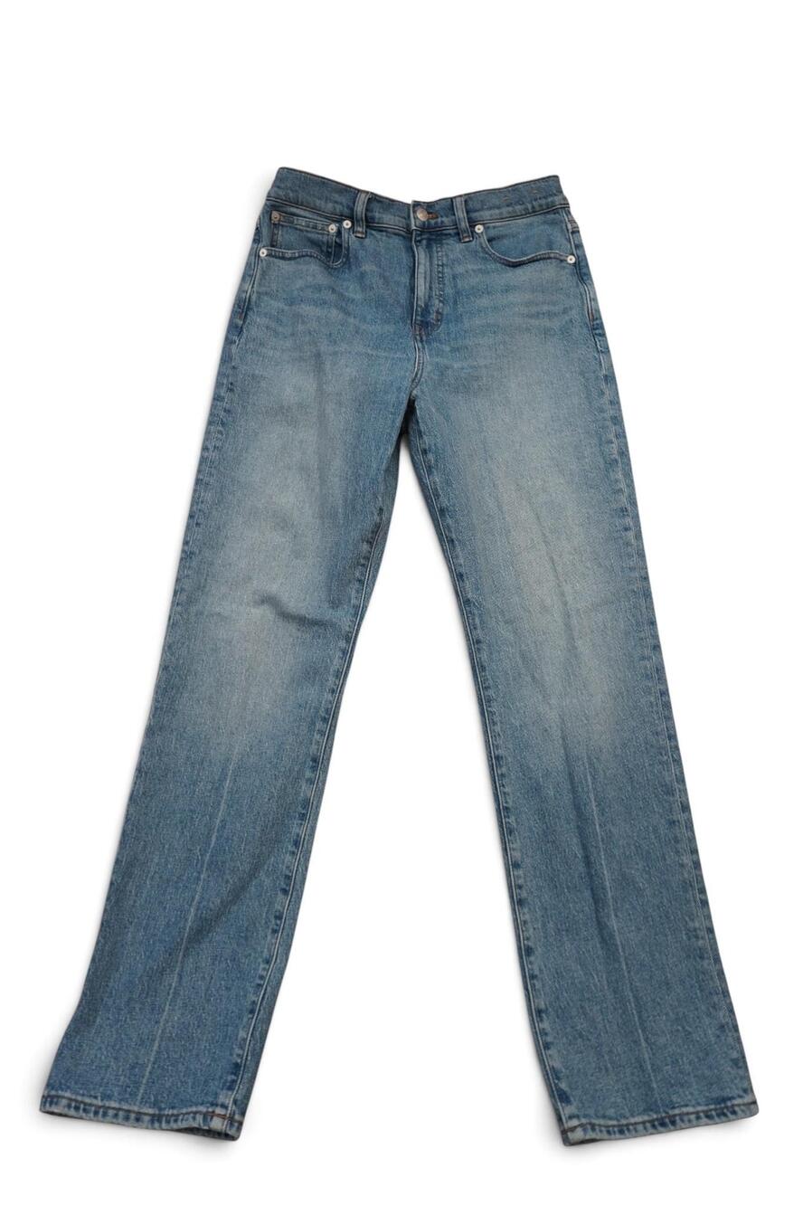 Madewell 90s Straight Jeans Womens 28 Blue Light Wash High Rise Denim 30x30